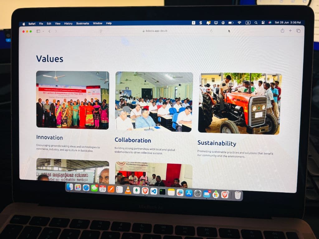 Batticaloa District Chamber of Commerce Website 5