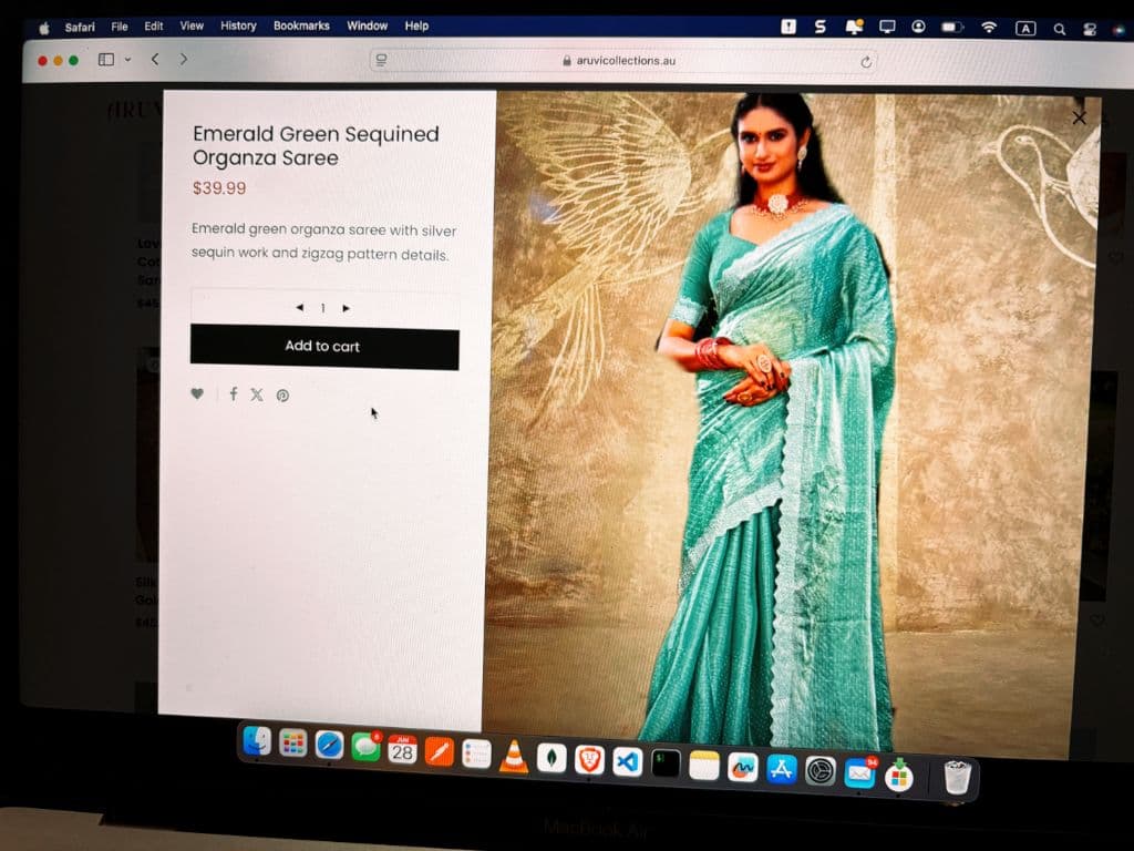 Aruvi Collection E-commerce Website 6